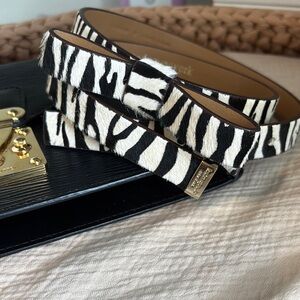 Kate Spade Zebra Print Women's Belt
